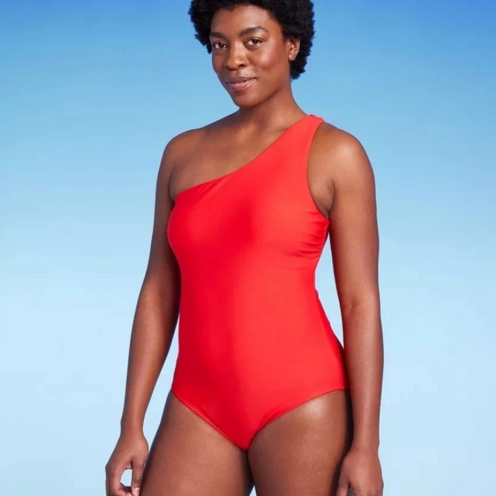 Kona Sol One Shoulder One Piece Swimsuit Women S - NWT